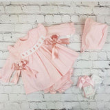 Pink Ribbon & Bows Spanish Jam Pants Set