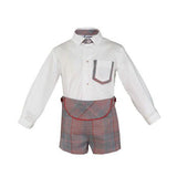 Red Check Buster Suit