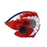 Red & Blue Tartan Hairband