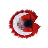 Red & Blue Tartan Hair Clip
