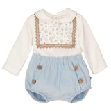 Boys Set Lace Top Round Neck & Jam Pants Elara
