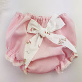 White & Pink Long Sleeve Jam Pants Set
