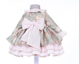 Vintage Handmade Floral Flare Dress