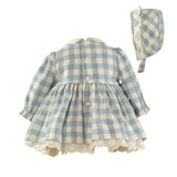 Blue / Pink Check Dress Set