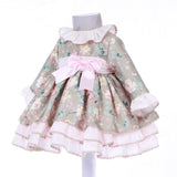 Vintage Handmade Floral Flare Dress