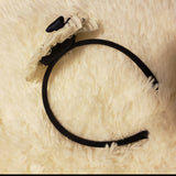 Handmade Navy Velvet Headband