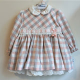 Blue / Pink Check Dress Set