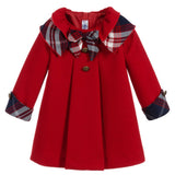 Girls Red & Tartan Dress