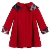 Girls Red & Tartan Dress