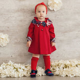 Girls Red & Tartan Dress