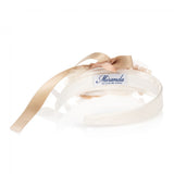 Ivory Velvet & Tulle Headband