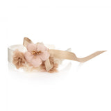 Ivory Velvet & Tulle Headband