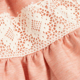 Pink & Ivory Lace Dress Set