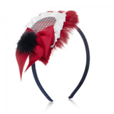 Red & Blue Tartan Hairband