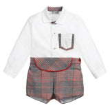 Red Check Buster Suit