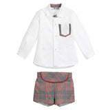 Red Check Buster Suit